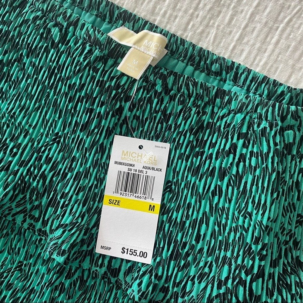 NEW Michael Kors Green Dress Medium - Picture 7 of 10